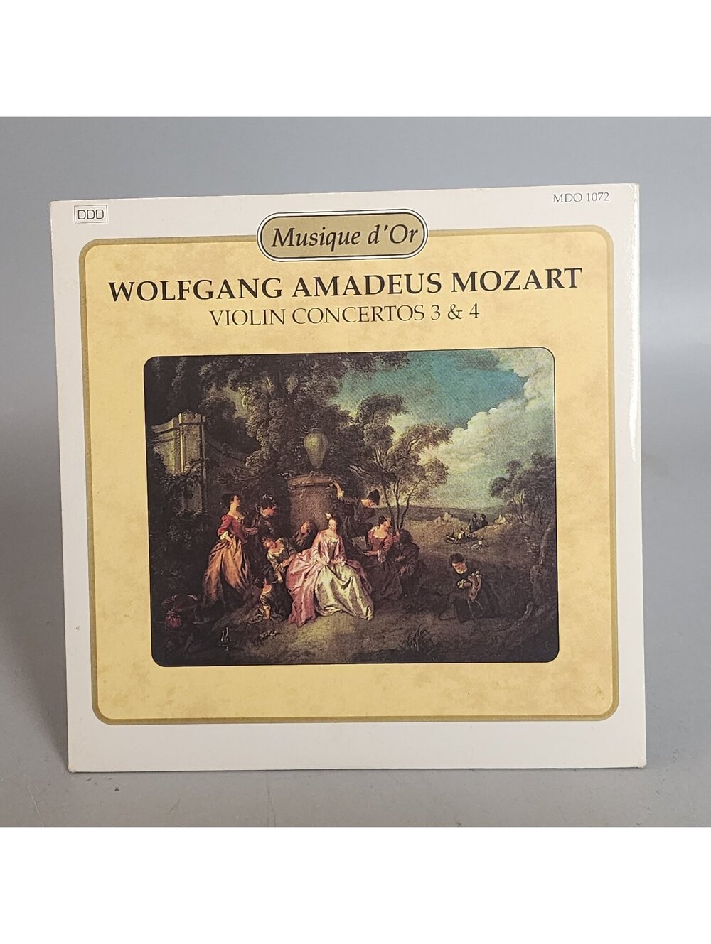 Wolfgang Amadeus Mozart: Violin Concertos 3 & 4 - Musique d'Or MDO 1072 CD